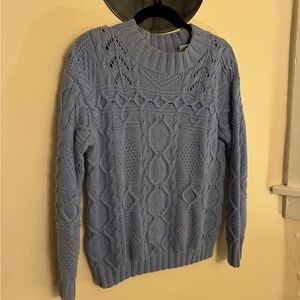 Talbots Soft Blue Knit Sweater